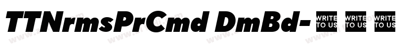 TTNrmsPrCmd DmBd字体转换